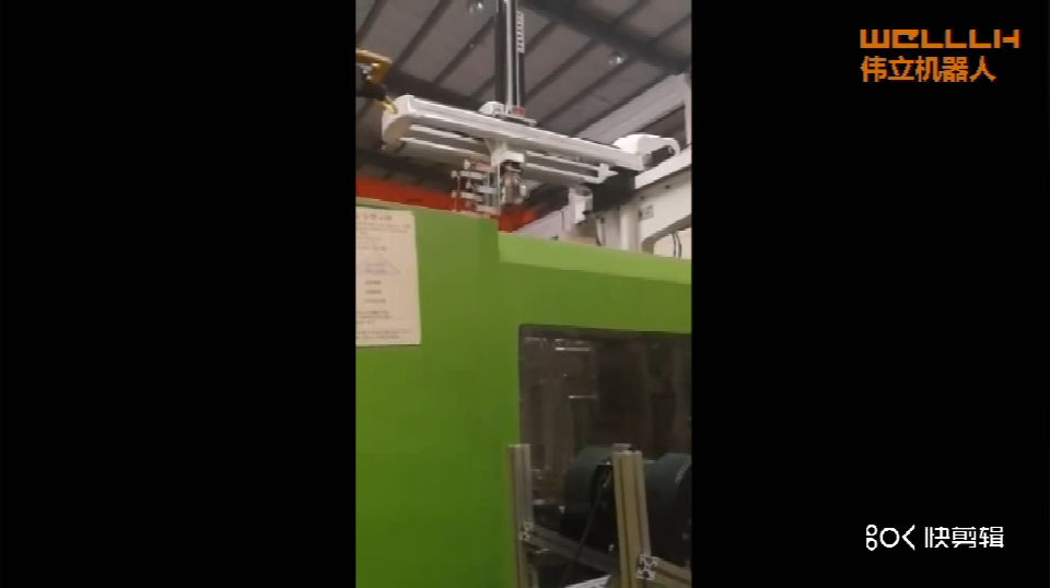 Automated system for removing, deburring and removing static electricity from A.B pillar of automotive exterior parts